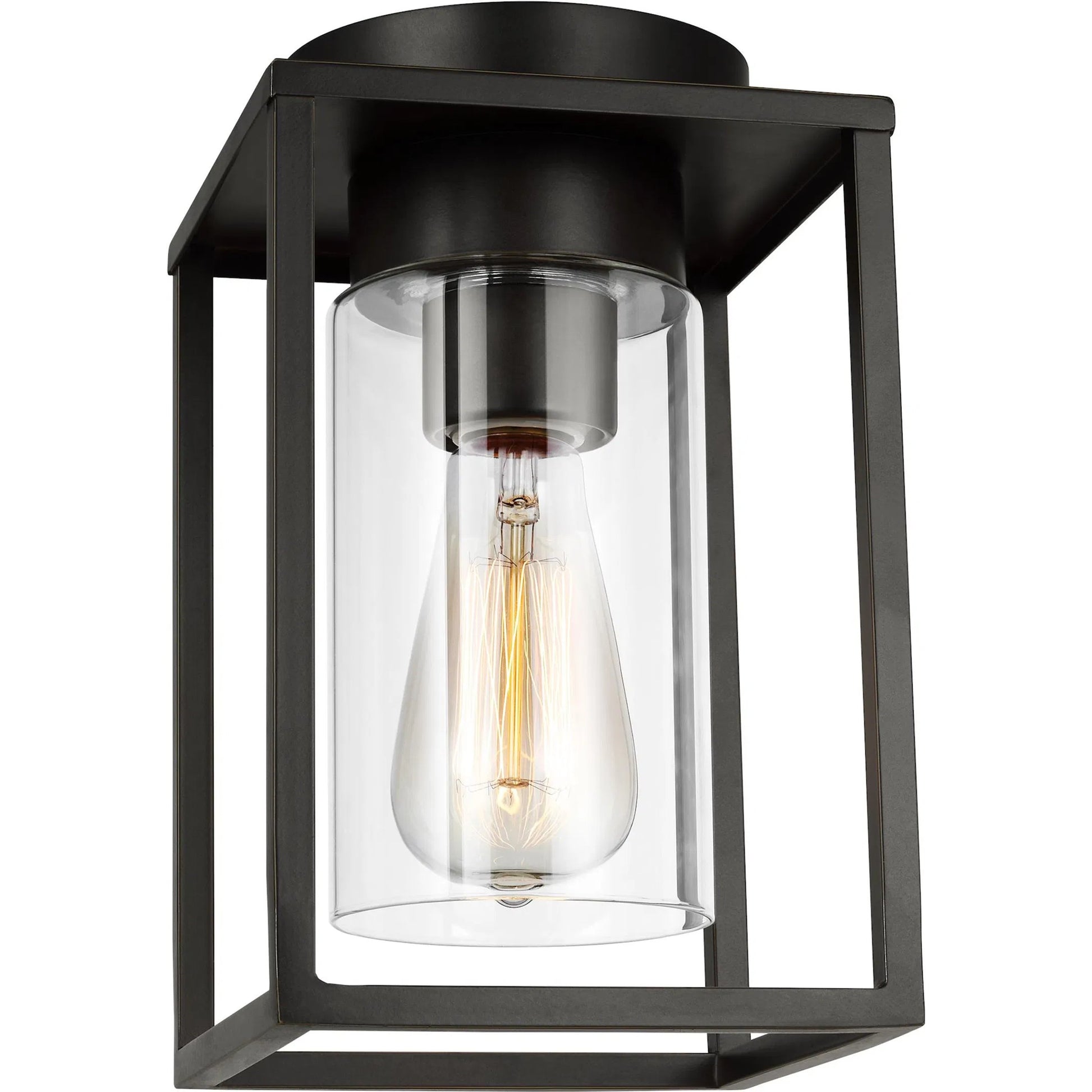 Vado One Light Outdoor Ceiling Flush Mount by Visual Comfort & Co.. Made from aluminum in a unique style.