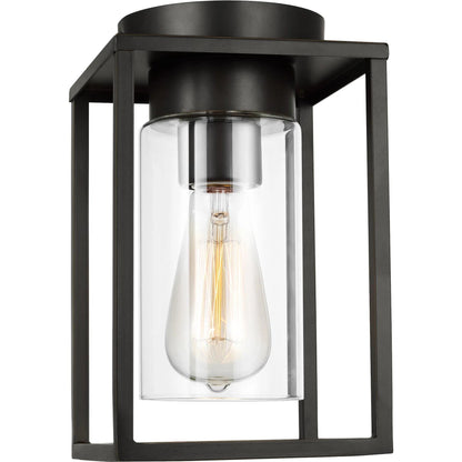 Vado One Light Outdoor Ceiling Flush Mount by Visual Comfort & Co.. Made from aluminum in a unique style.