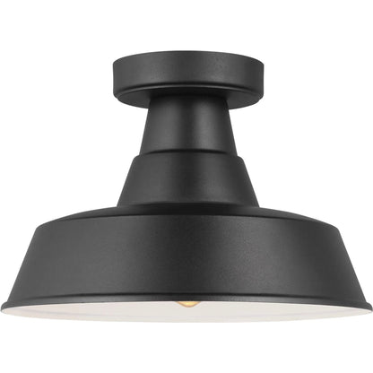 Barn Light One Light Outdoor Flush Mount by Visual Comfort & Co.. Made from aluminum in a unique style.
