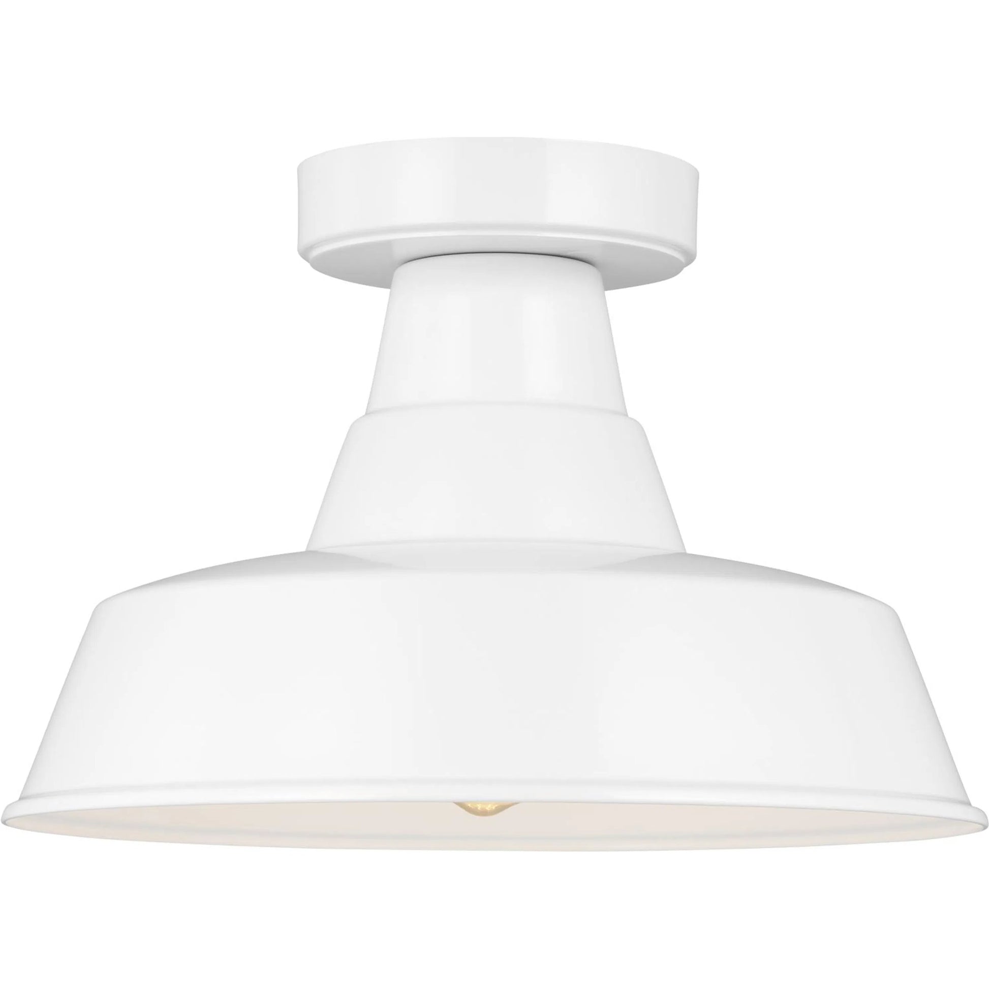 Barn Light One Light Outdoor Flush Mount by Visual Comfort & Co.. Made from aluminum in a unique style.