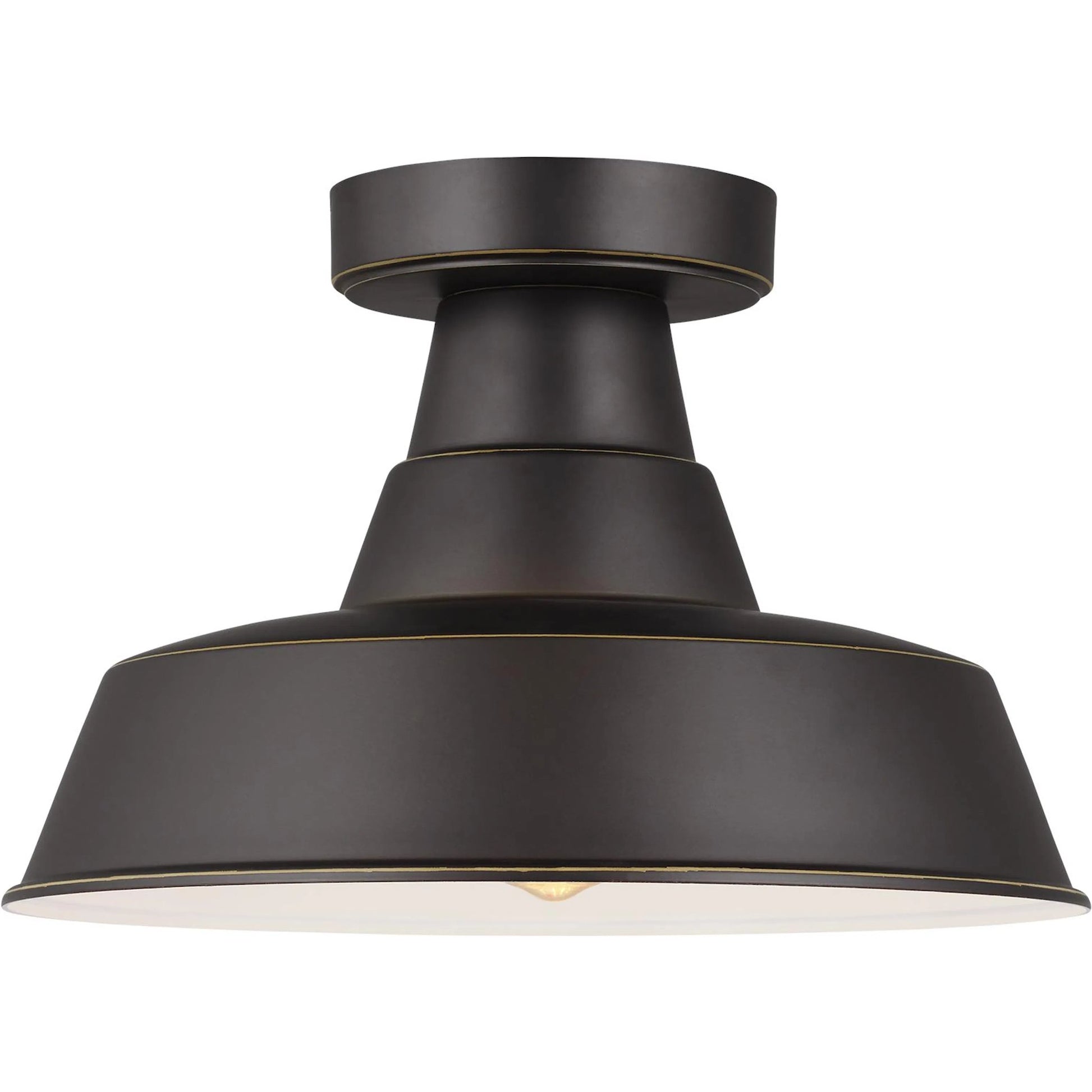 Barn Light One Light Outdoor Flush Mount by Visual Comfort & Co.. Made from aluminum in a unique style.