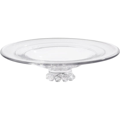 Verre Lisse Plate by Global Views. Made from glass in a transitional style.