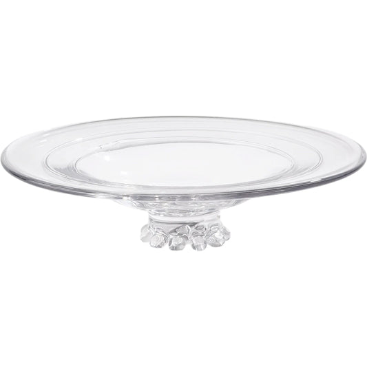 Verre Lisse Plate by Global Views. Made from glass in a unique style.