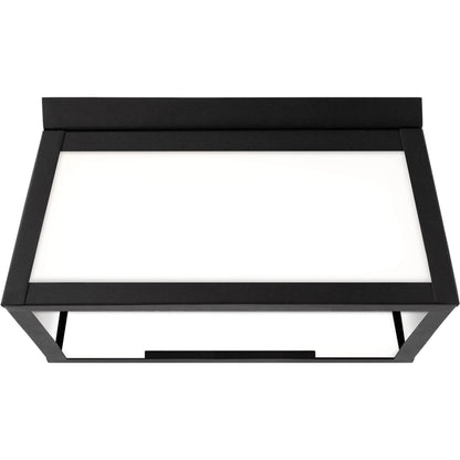 Founders Two Light Outdoor Flush Mount by Visual Comfort & Co.. Made from aluminum in a cottage & farmhouse style.
