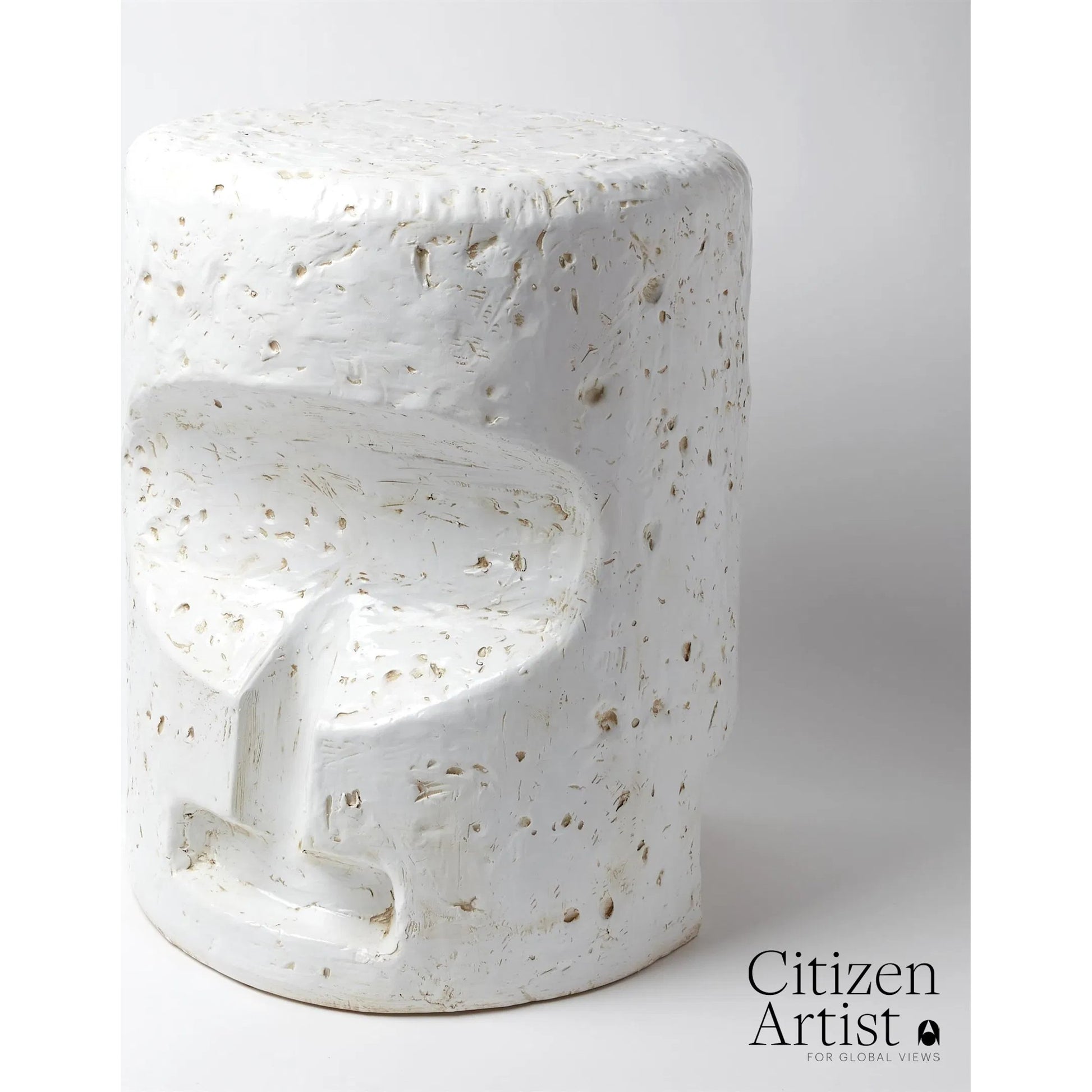 Gilles Side Table by Global Views. Made from ceramic in a modern style.