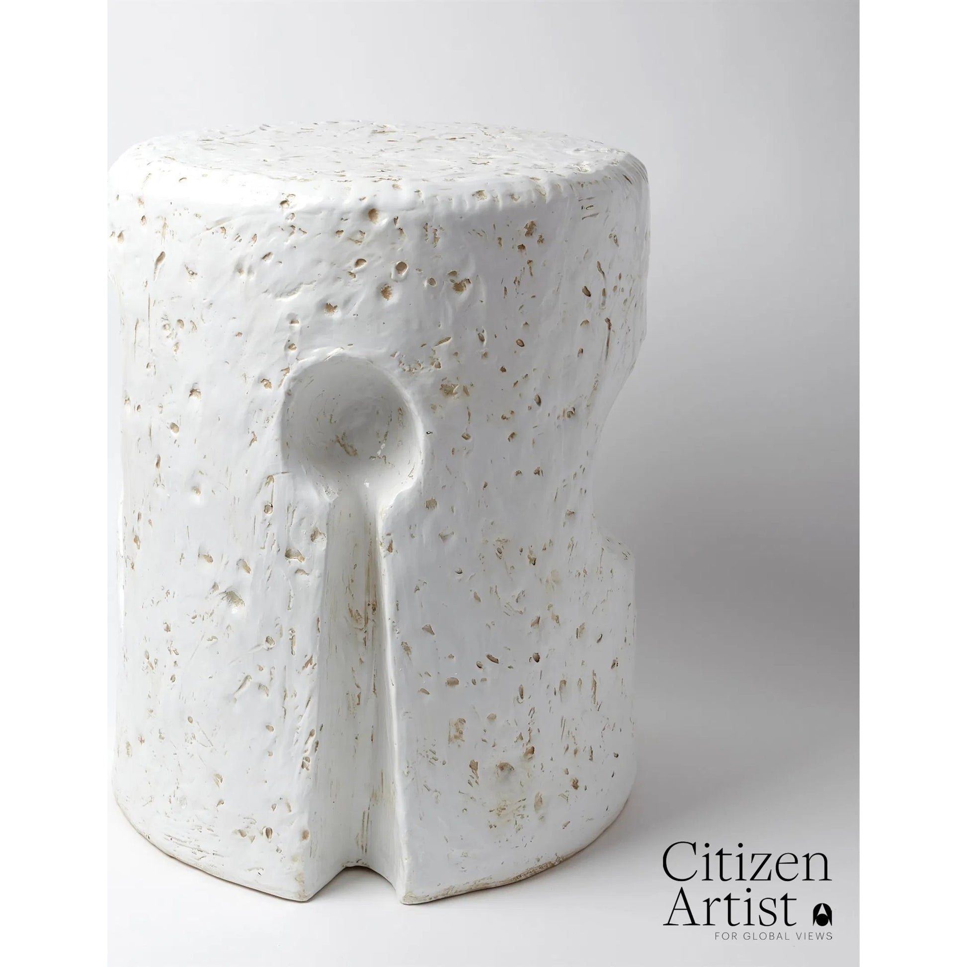 Gilles Side Table by Global Views. Made from ceramic in a modern style.