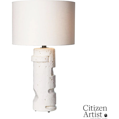 Gilles Table Lamp by Global Views. Made from ceramic in a modern style.