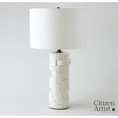 Gilles Table Lamp by Global Views. Made from ceramic in a modern style.
