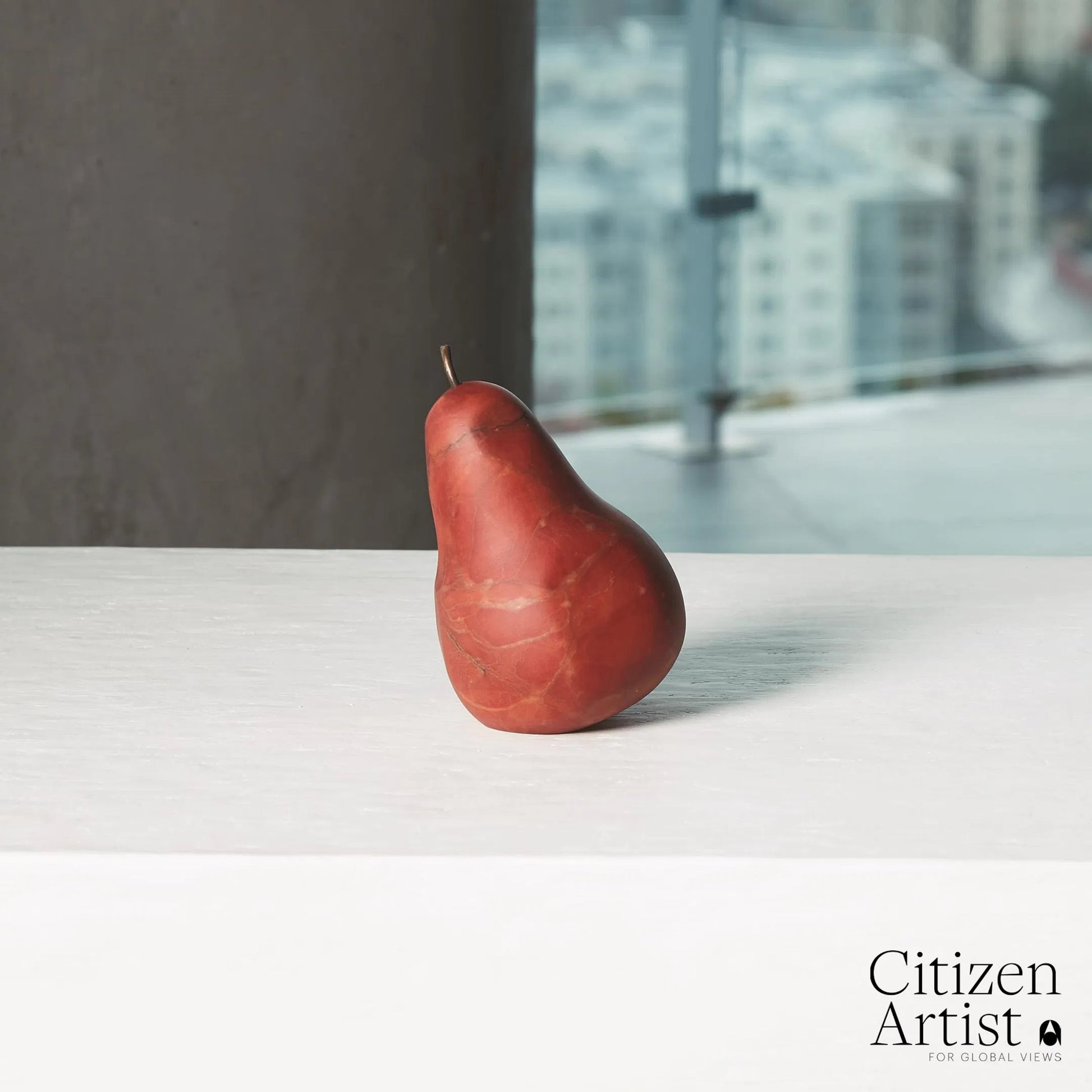 Poire by Global Views. Made from alabaster in a eclectic & global style.