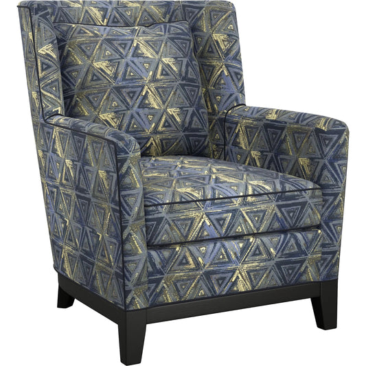 Atlas Chair by Lexington. Made from mahogany, fabric in a rustic style.