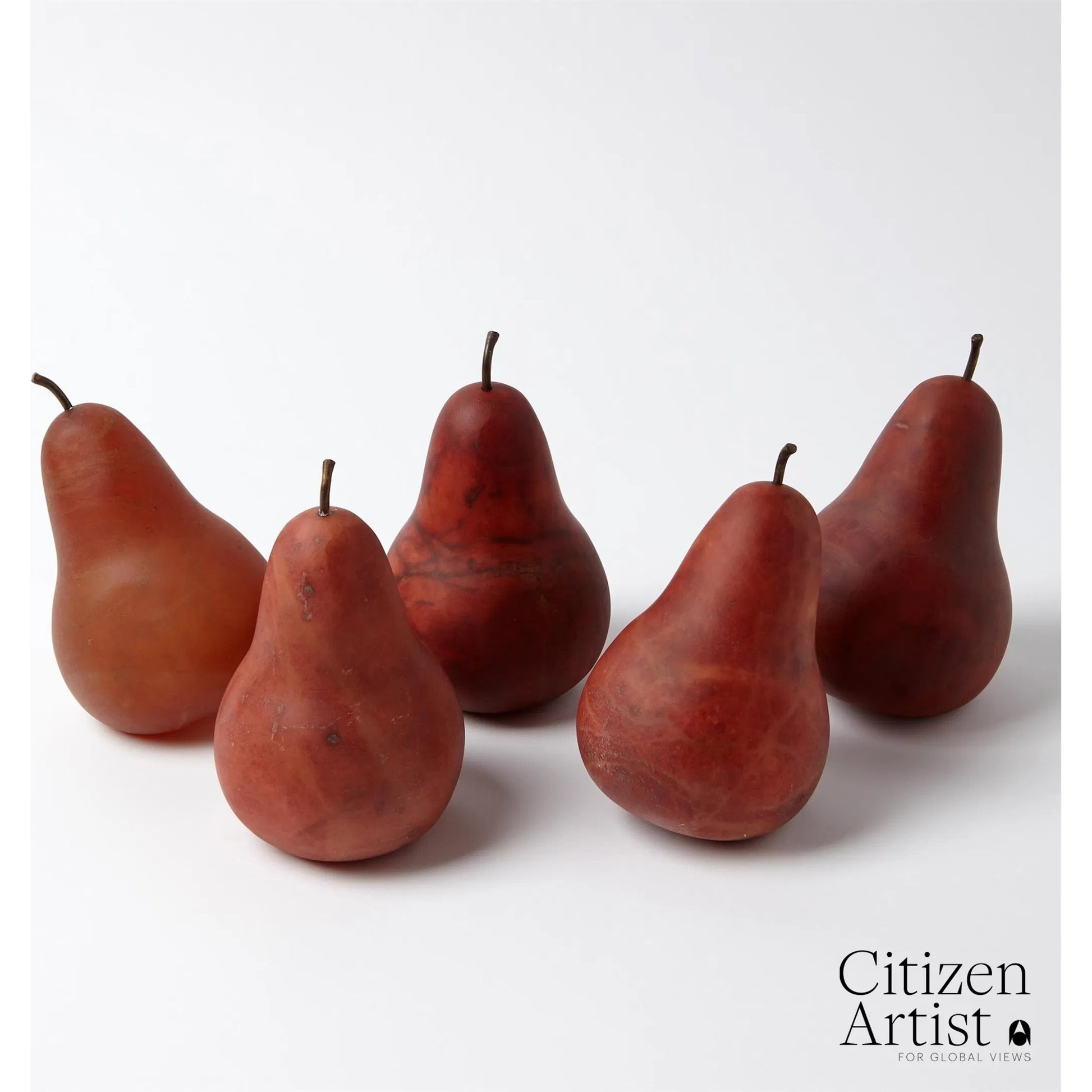 Poire by Global Views. Made from alabaster in a eclectic & global style.