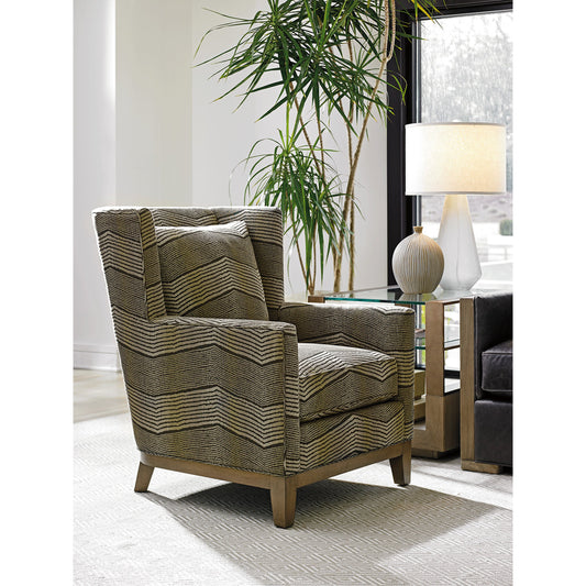 Atlas Chair by Lexington in nouveau. Made from unique in a rustic style.