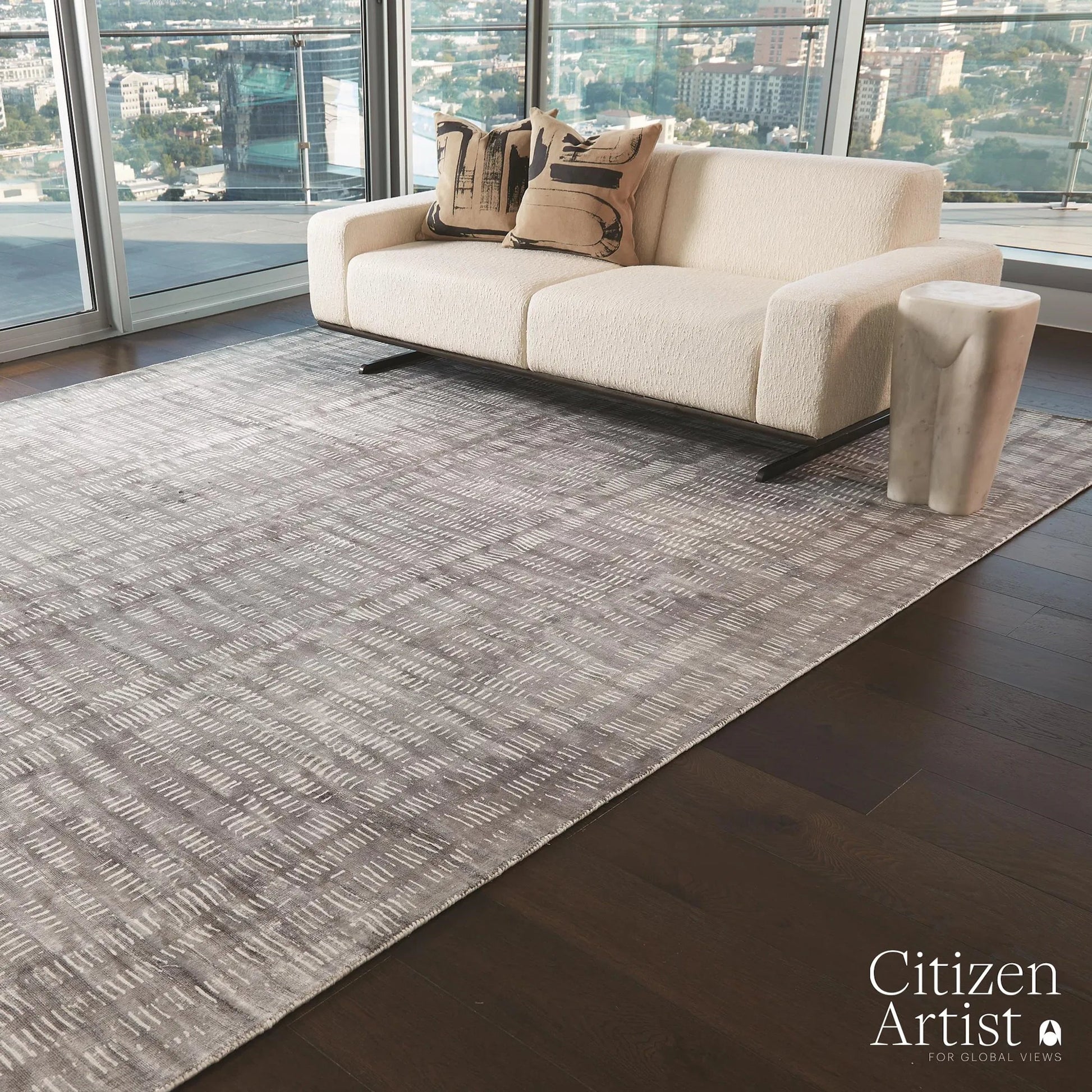 Frequency Rug by Global Views. Made from unique in a unique style.