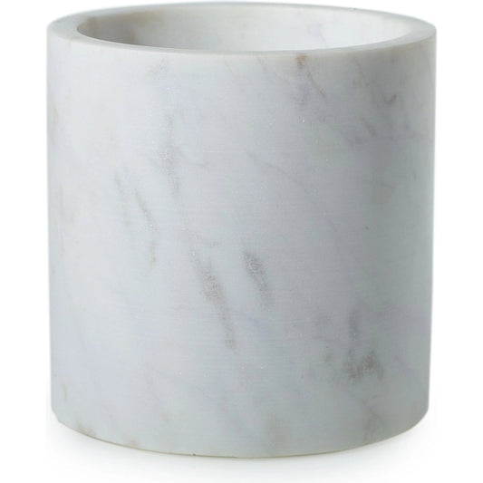 Marble Pot by Accent Decor in white. Made from natural stone in a modern style.