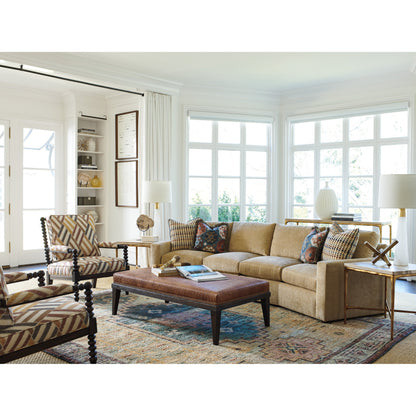 Menlo Park End Table by Lexington in maritime brass. Made from unique in a transitional style.