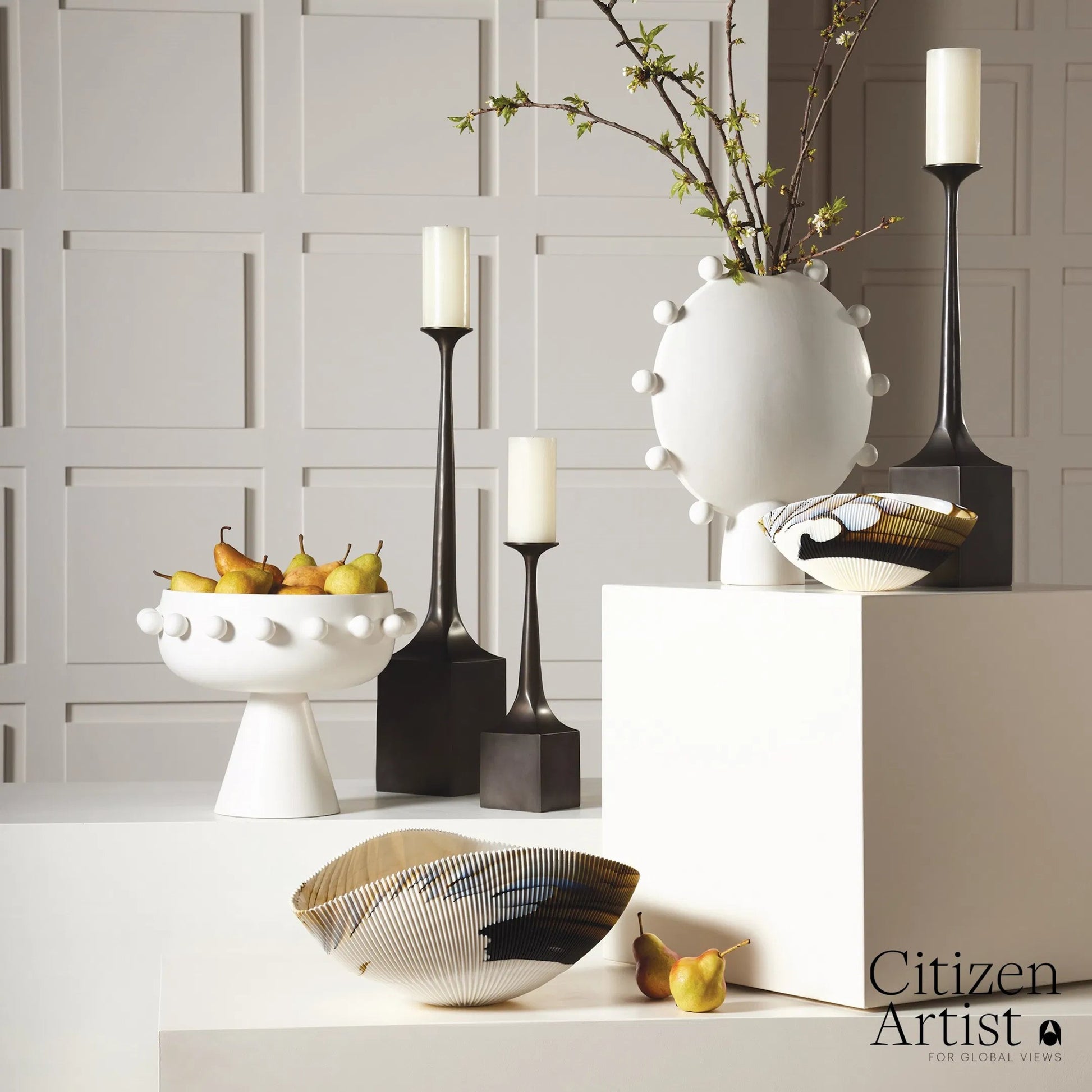 Giac C/S by Global Views in bronze. Made from aluminum in a eclectic & global style.