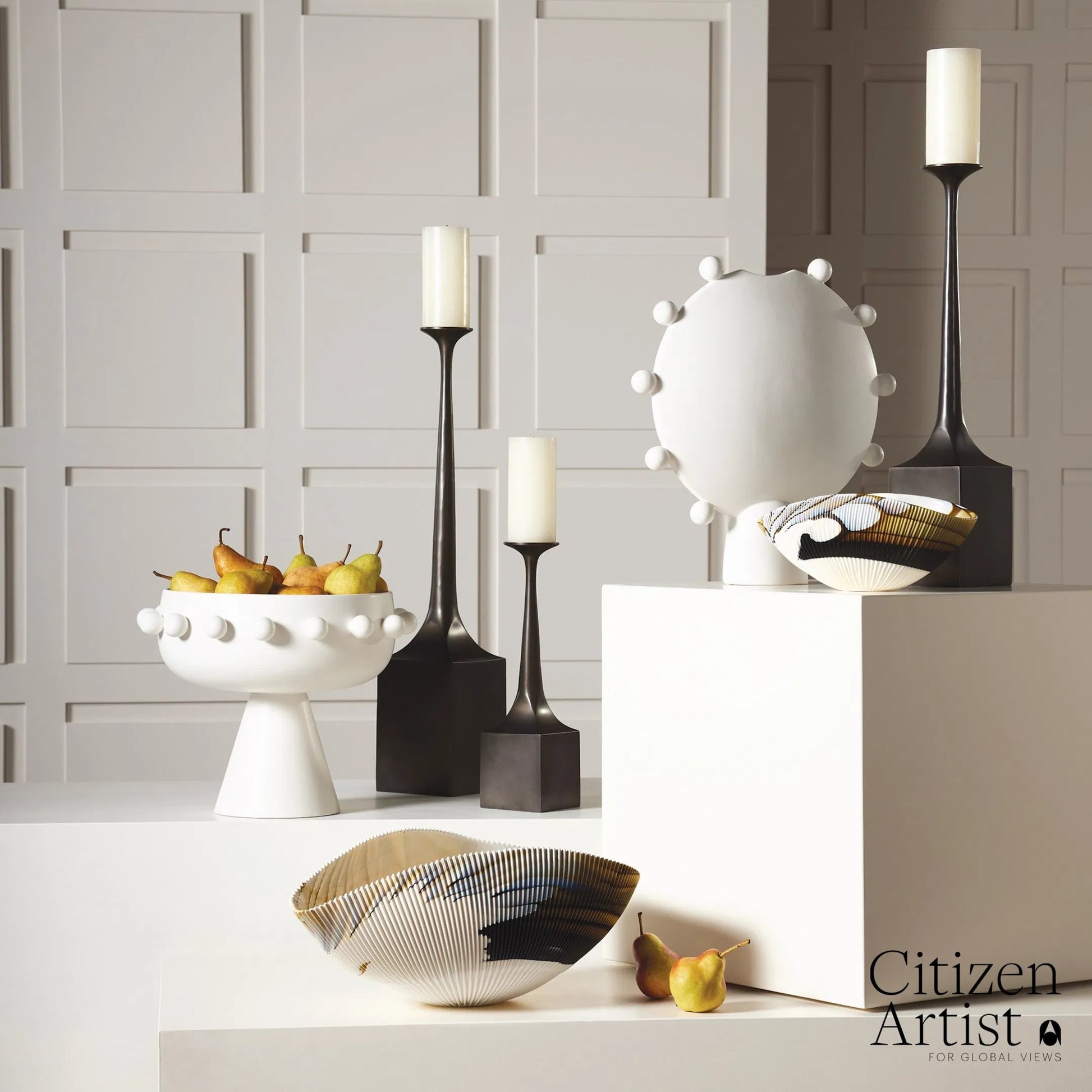 Giac C/S by Global Views in bronze. Made from aluminum in a eclectic & global style.