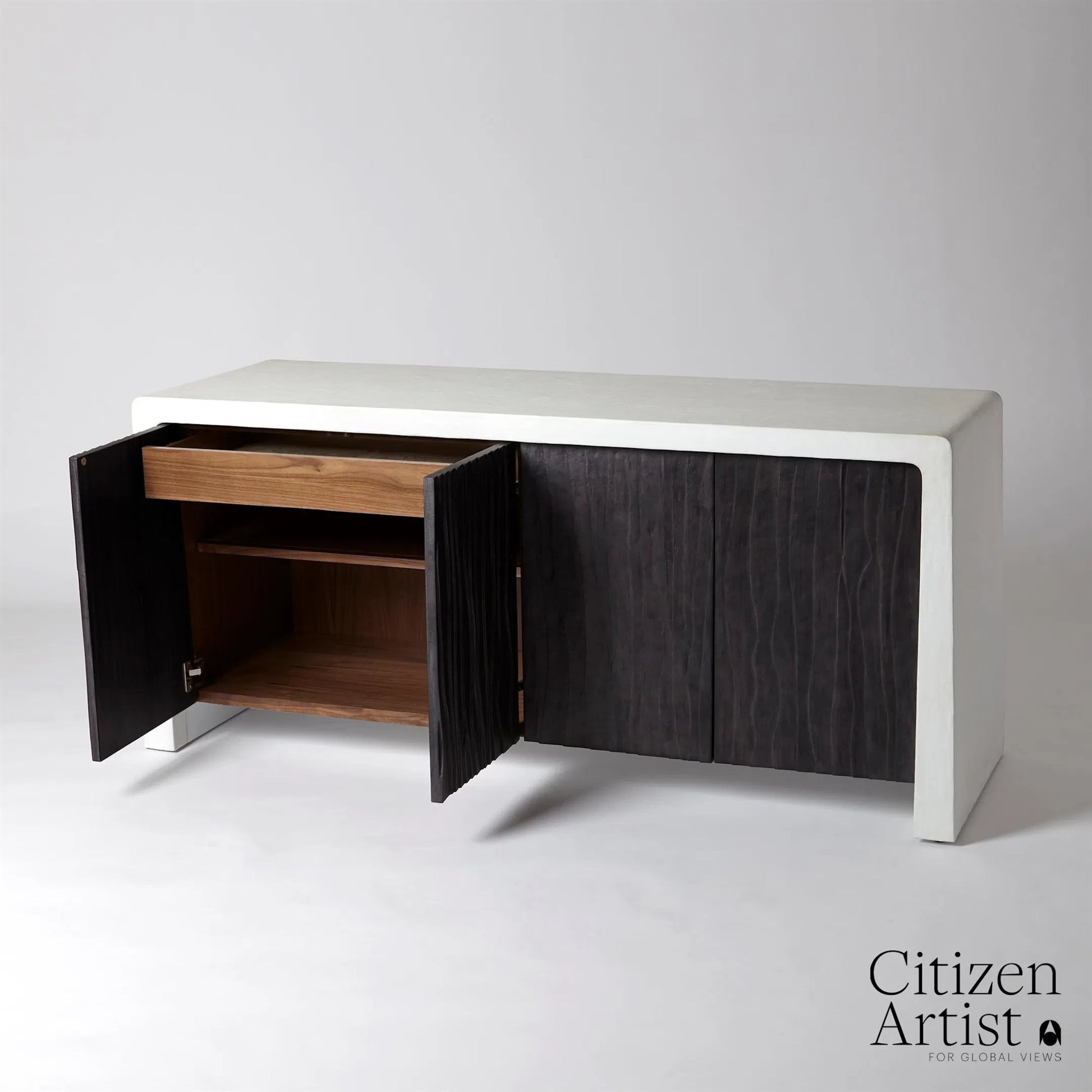 Karl Cabinet by Global Views. Made from resin in a modern style.