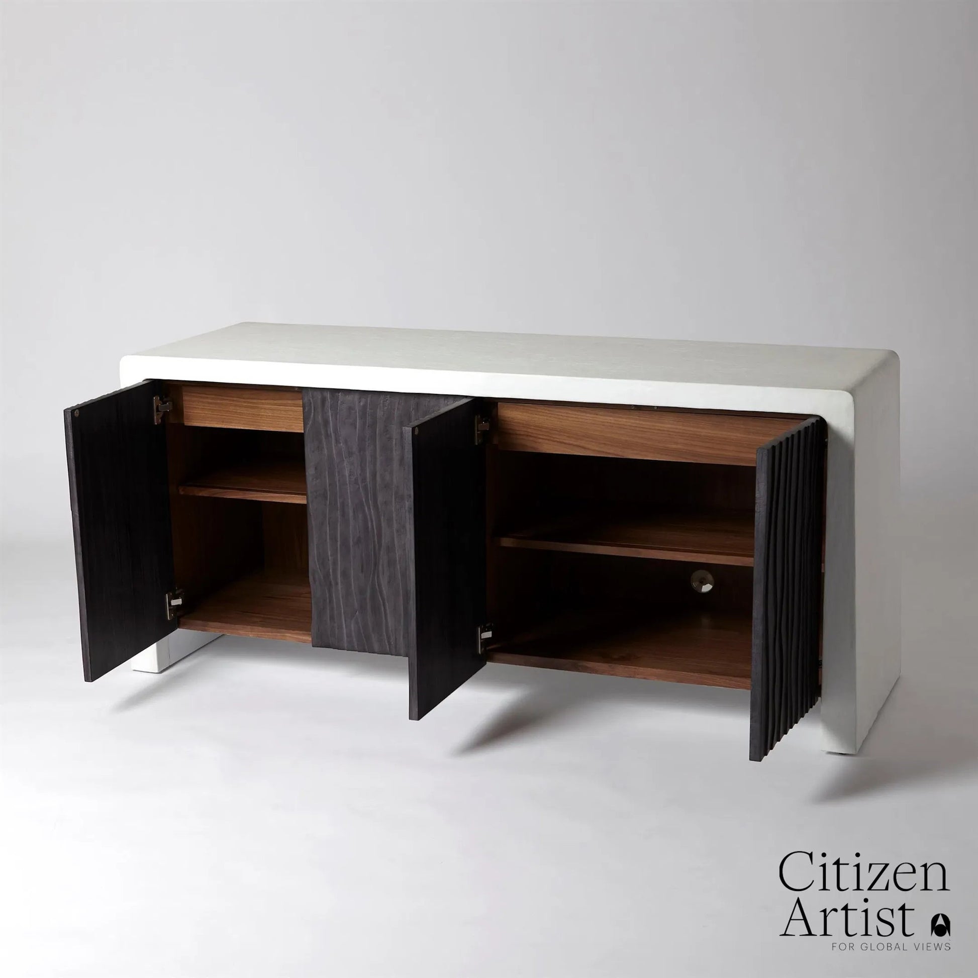 Karl Cabinet by Global Views. Made from resin in a modern style.