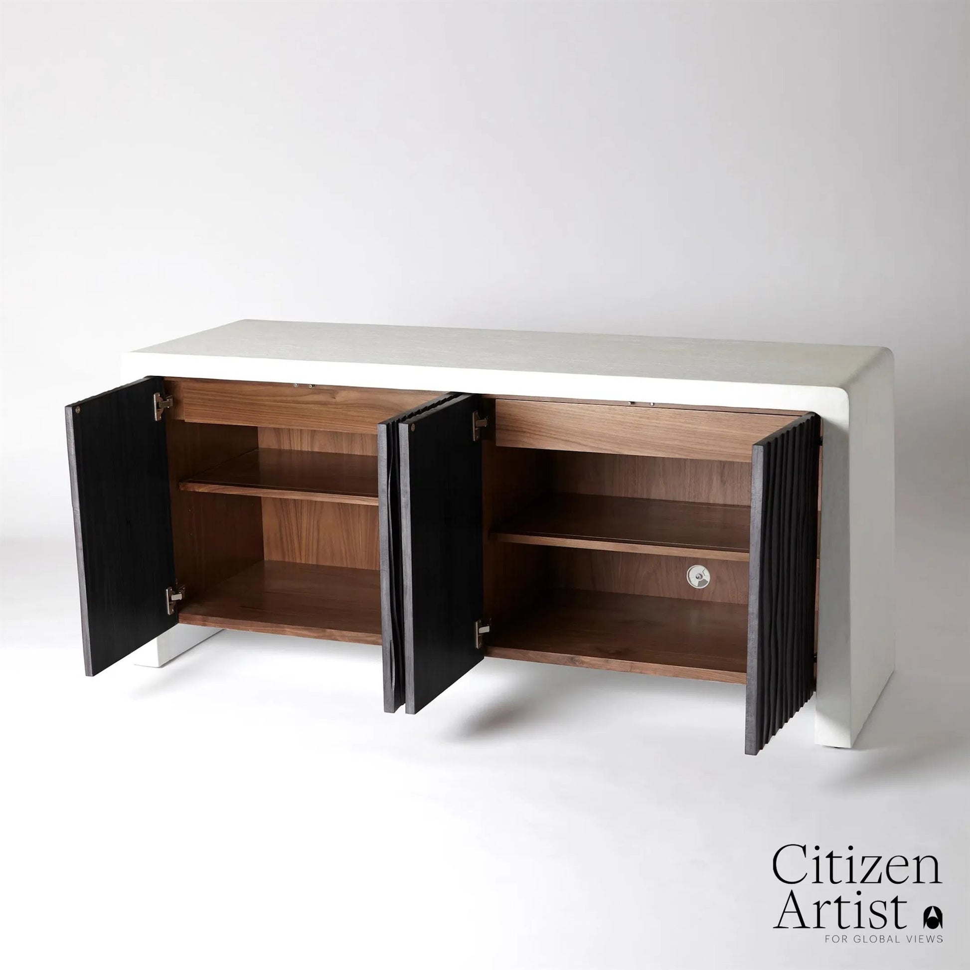 Karl Cabinet by Global Views. Made from resin in a modern style.