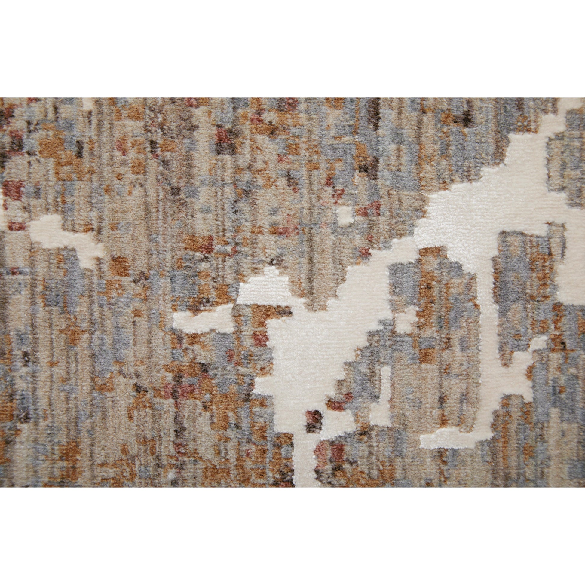 Pryor Rug - 39NHF by Feizy in taupe, brown, white. Made from polyester, viscose in a unique style.