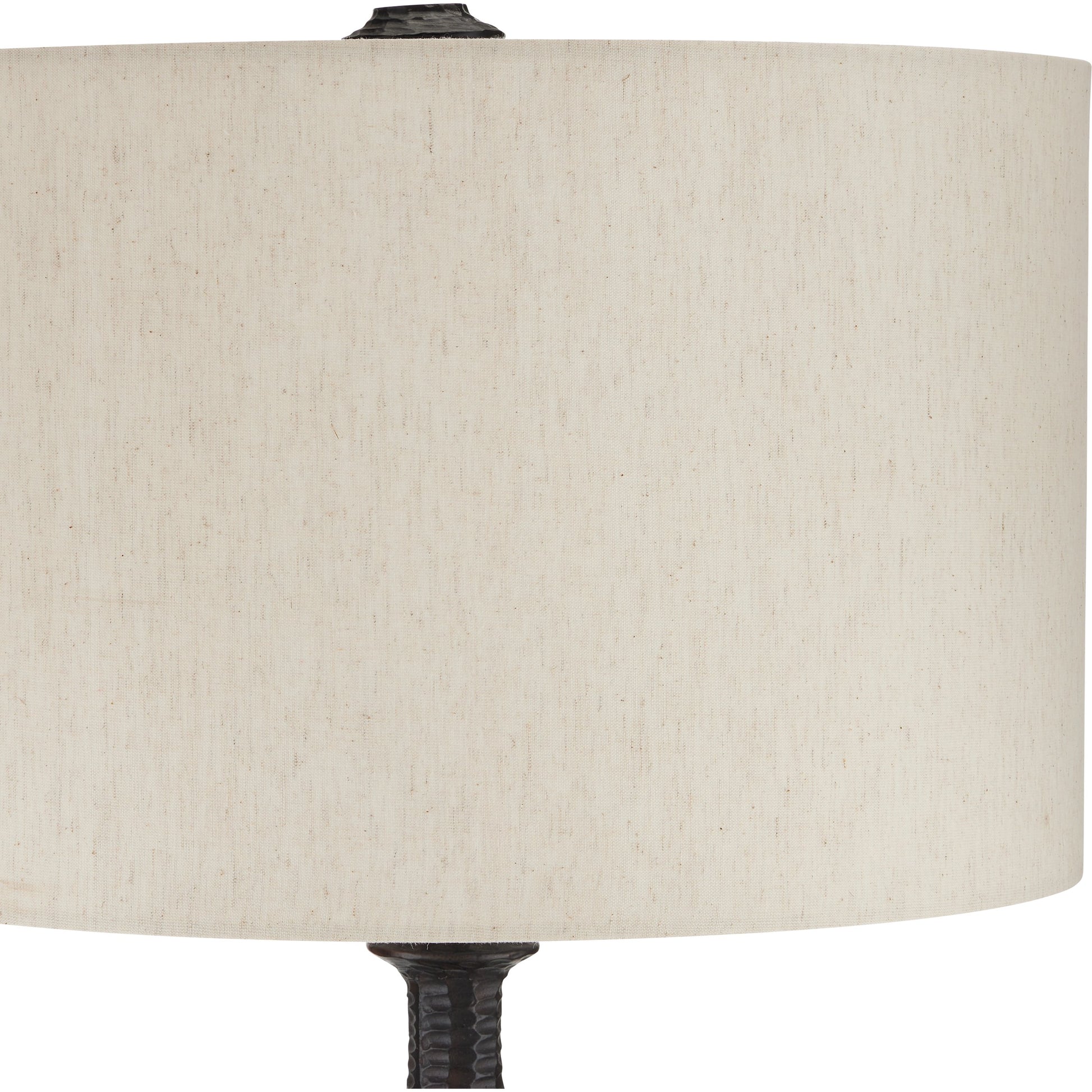 Gallo Floor Lamp by Currey and Company in bronze. Made from cast aluminum in a transitional style.