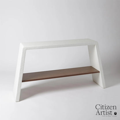 Eddy Console by Global Views. Made from resin in a modern style.