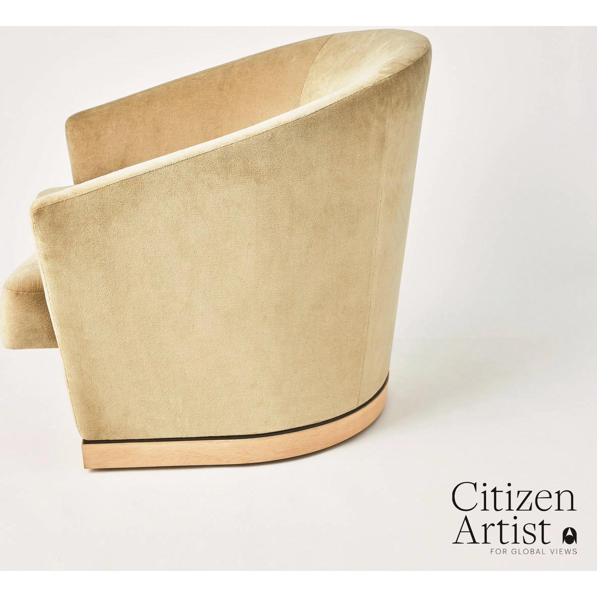 Ophelia Chair by Global Views in white, red and bronze. Made from unique in a transitional style.