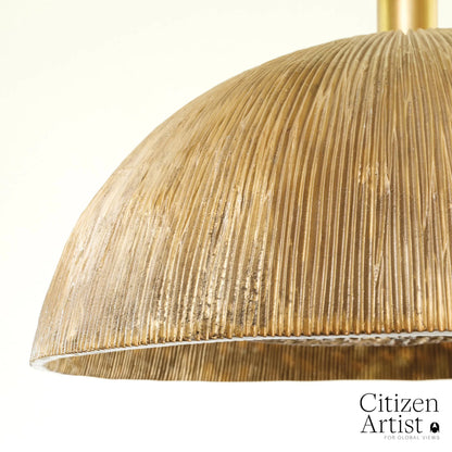 Ege Chandelier by Global Views in red and bronze. Made from unique in a modern style.