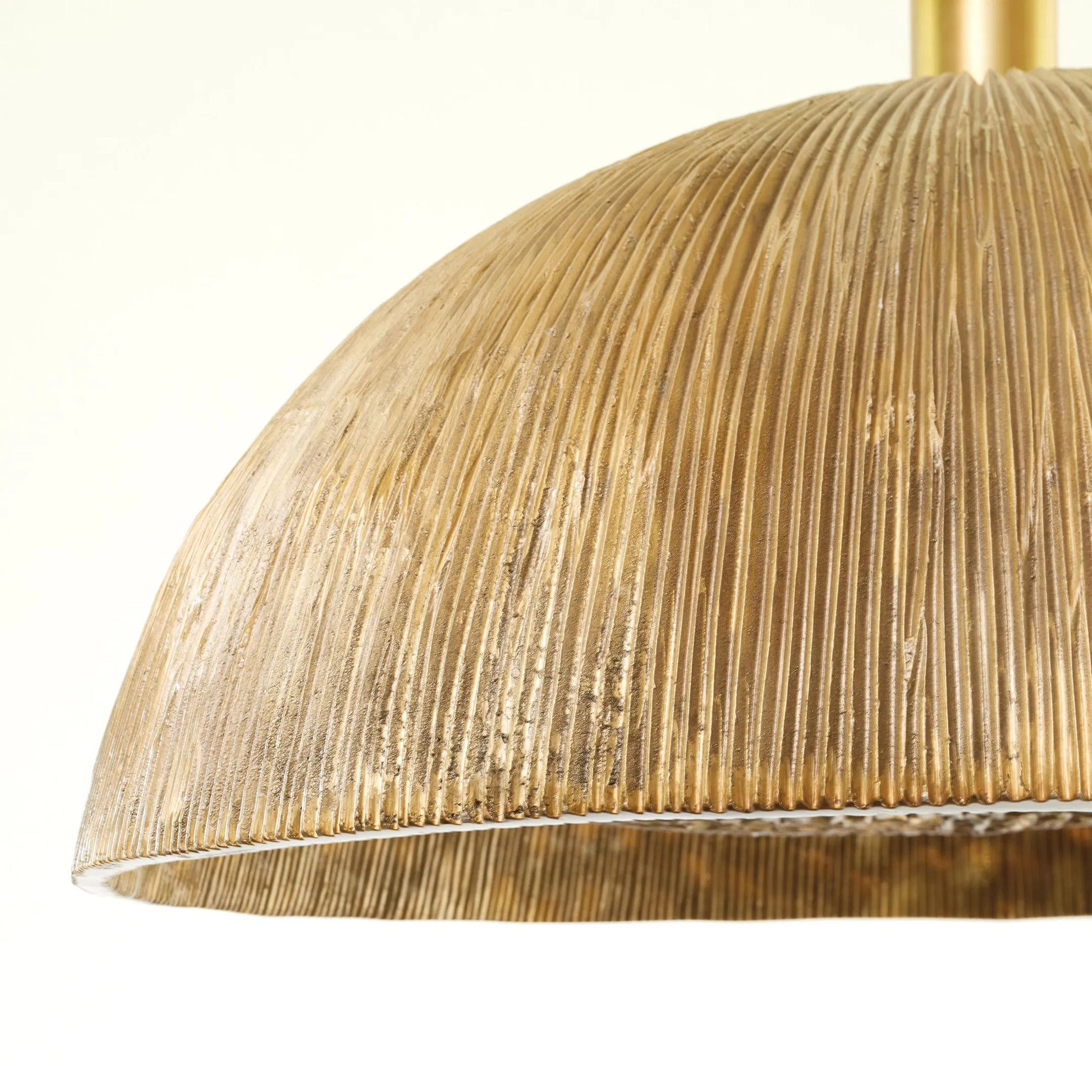 Ege Chandelier by Global Views in red and bronze. Made from unique in a modern style.