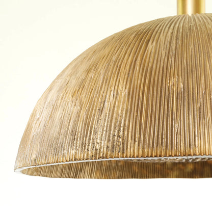 Ege Chandelier by Global Views in red and bronze. Made from unique in a modern style.