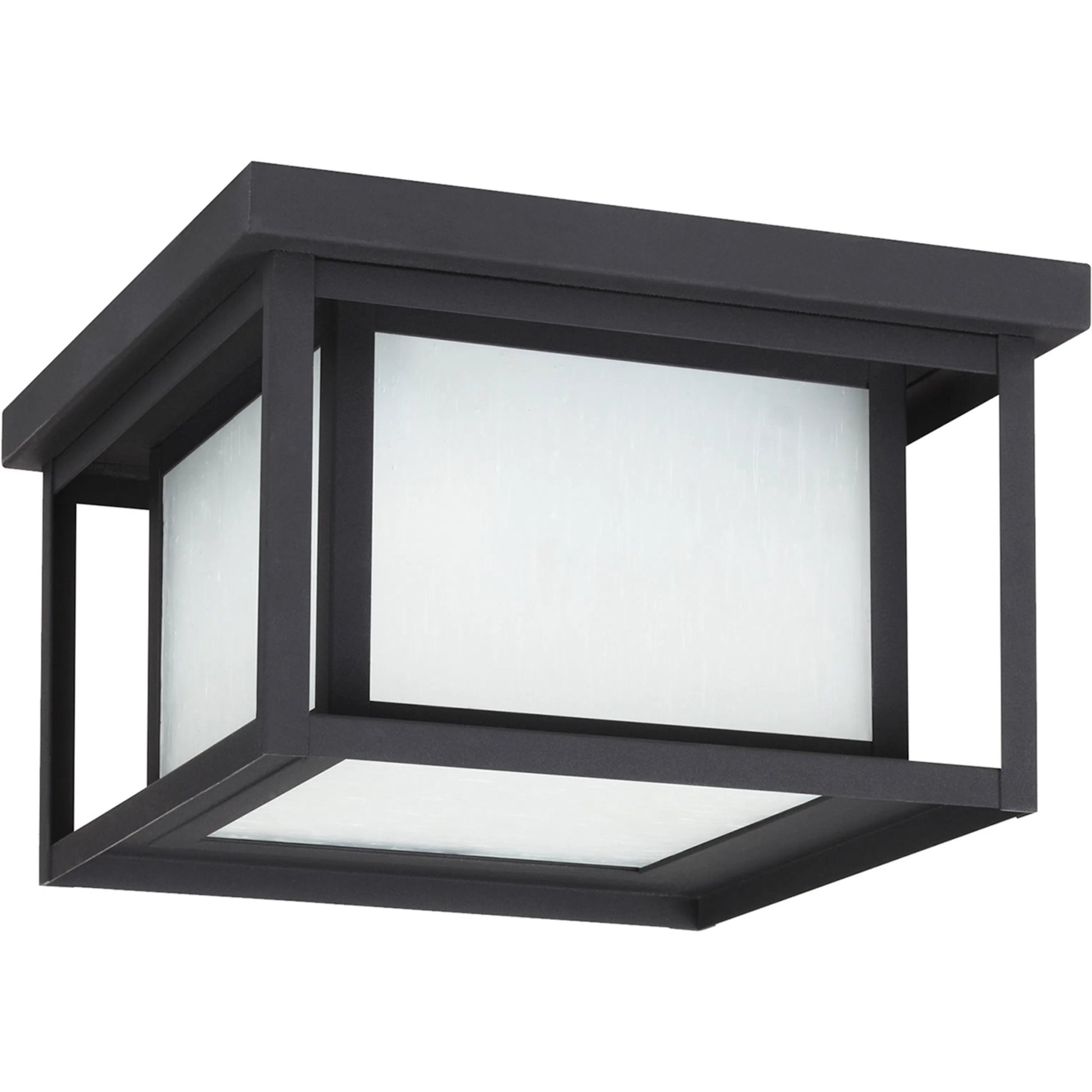 Hunnington Two Light Outdoor Ceiling Flush Mount by Visual Comfort & Co.. Made from aluminum in a traditional style.
