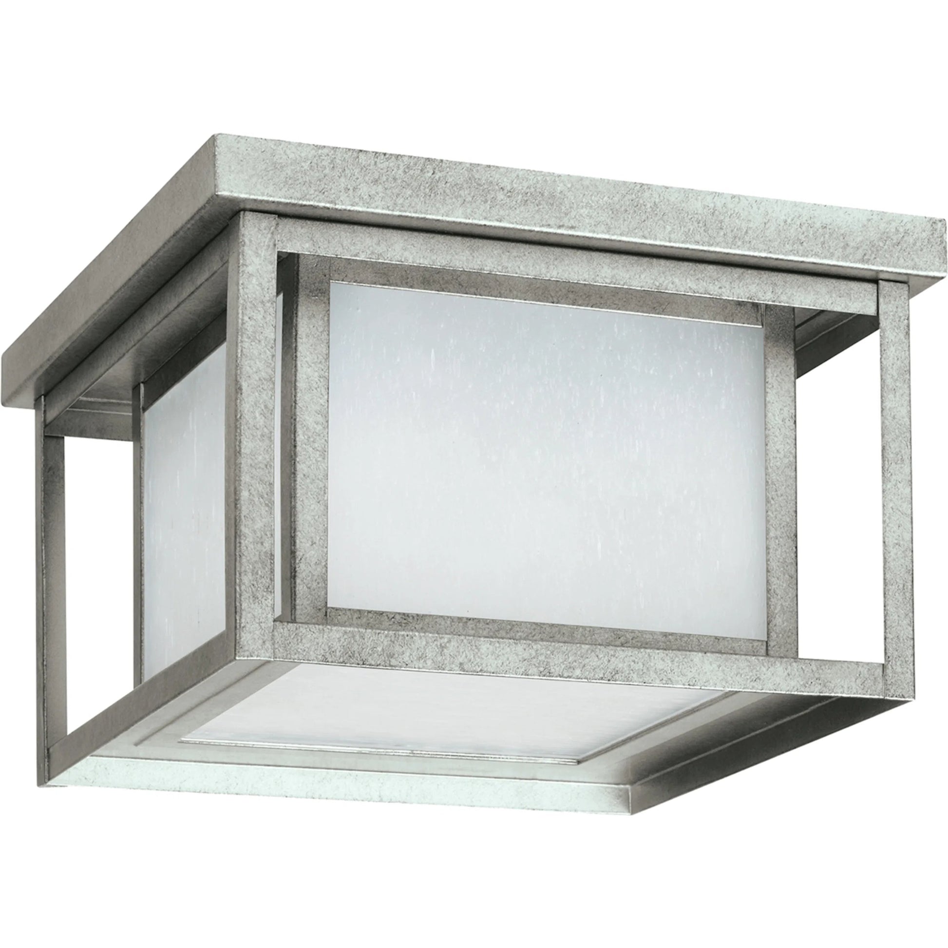 Hunnington Two Light Outdoor Ceiling Flush Mount by Visual Comfort & Co.. Made from aluminum in a traditional style.