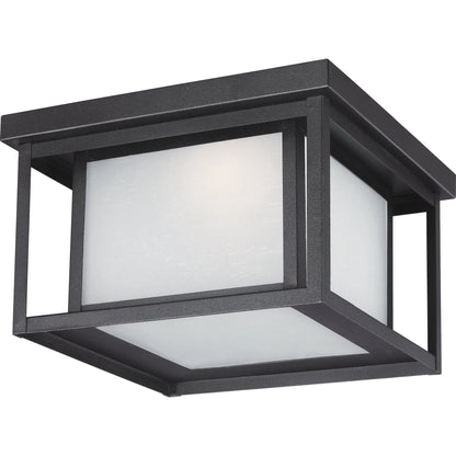 Hunnington LED Outdoor Ceiling Flush Mount by Visual Comfort & Co.. Made from aluminum in a unique style.