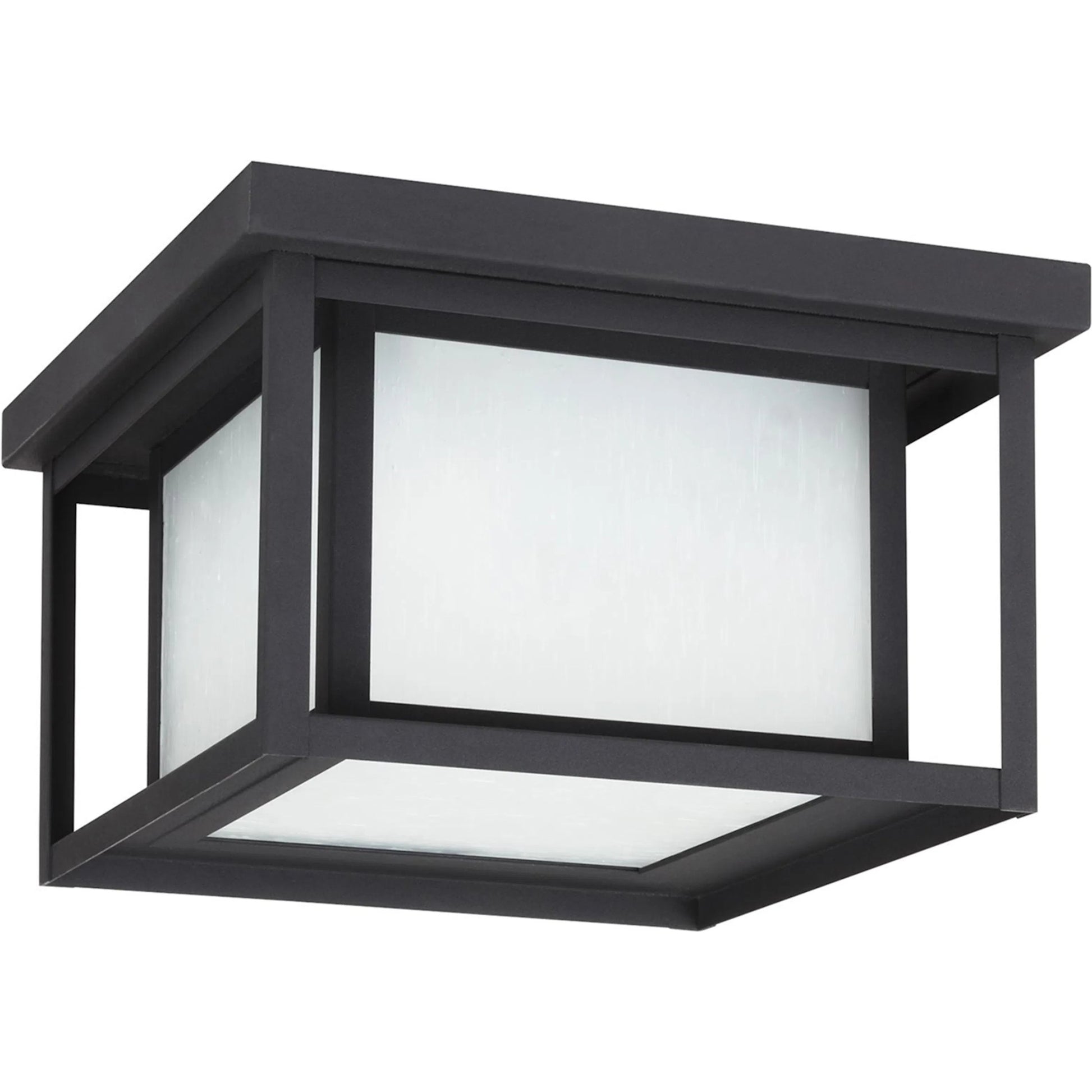 Hunnington Two Light Outdoor Ceiling Flush Mount by Visual Comfort & Co.. Made from aluminum in a traditional style.