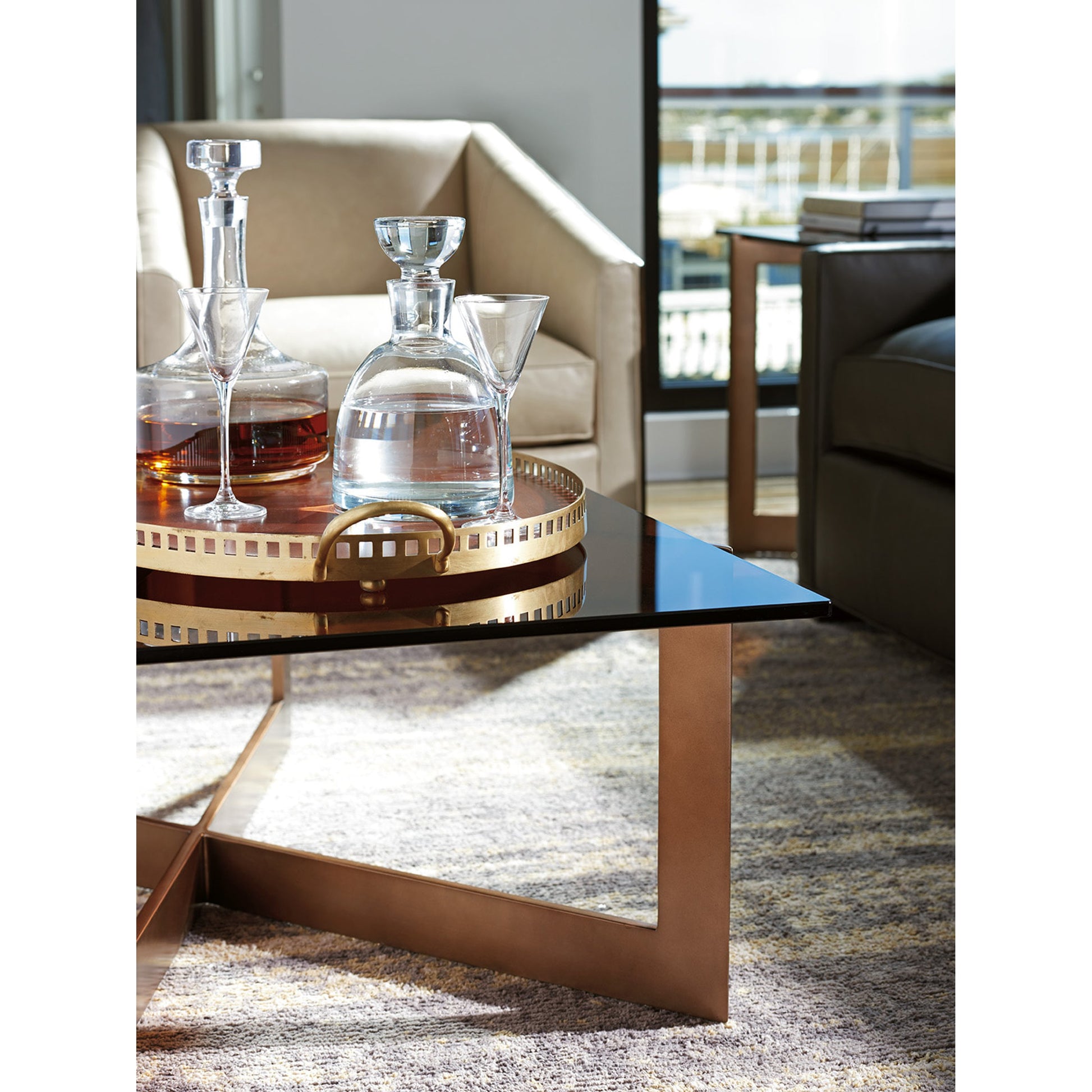 Aperture Cocktail Table by Lexington. Made from unique in a modern style.