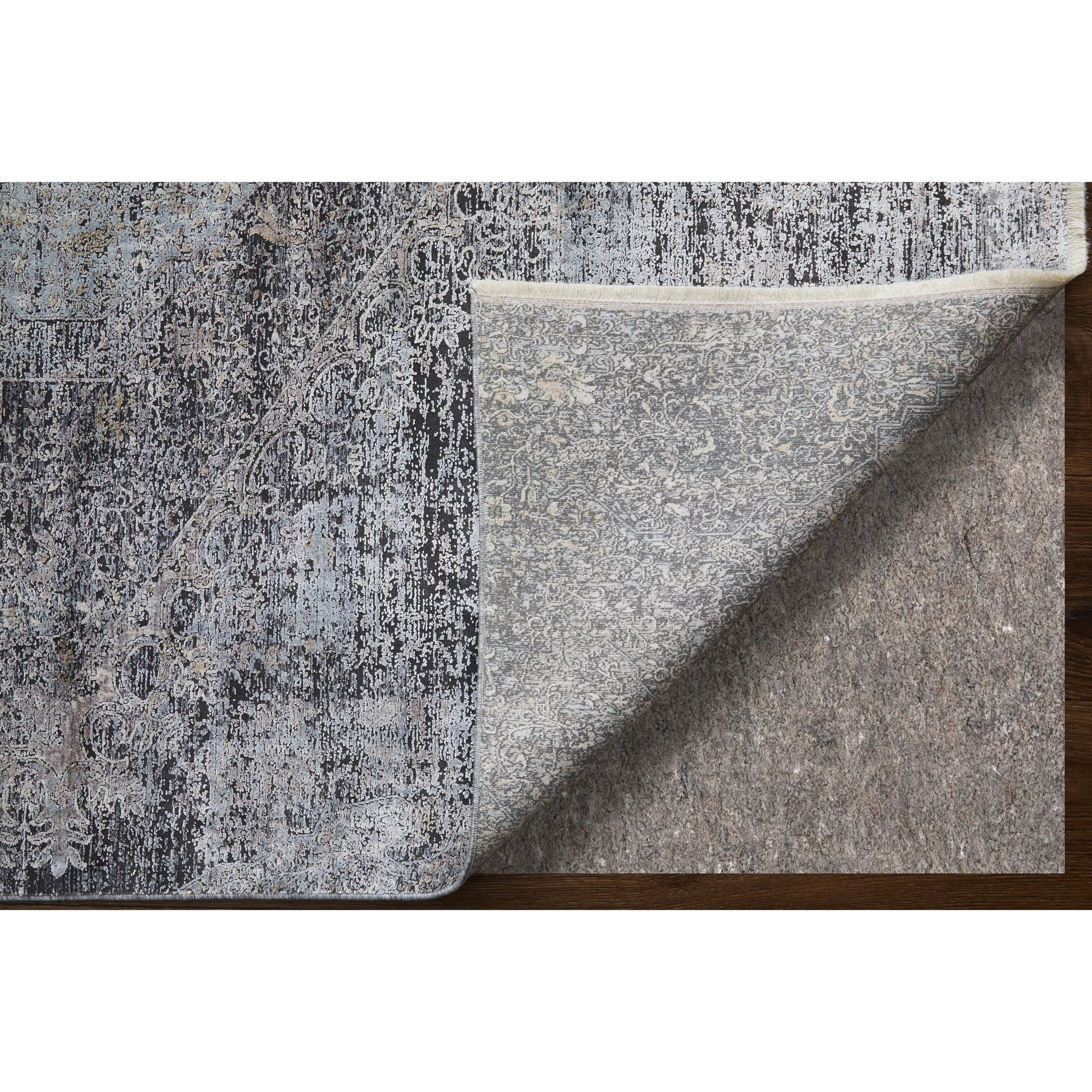 Sarrant Transitional Rug - 3963F by Feizy in gray, silver, ivory. Made from viscose, polyester in a unique style.