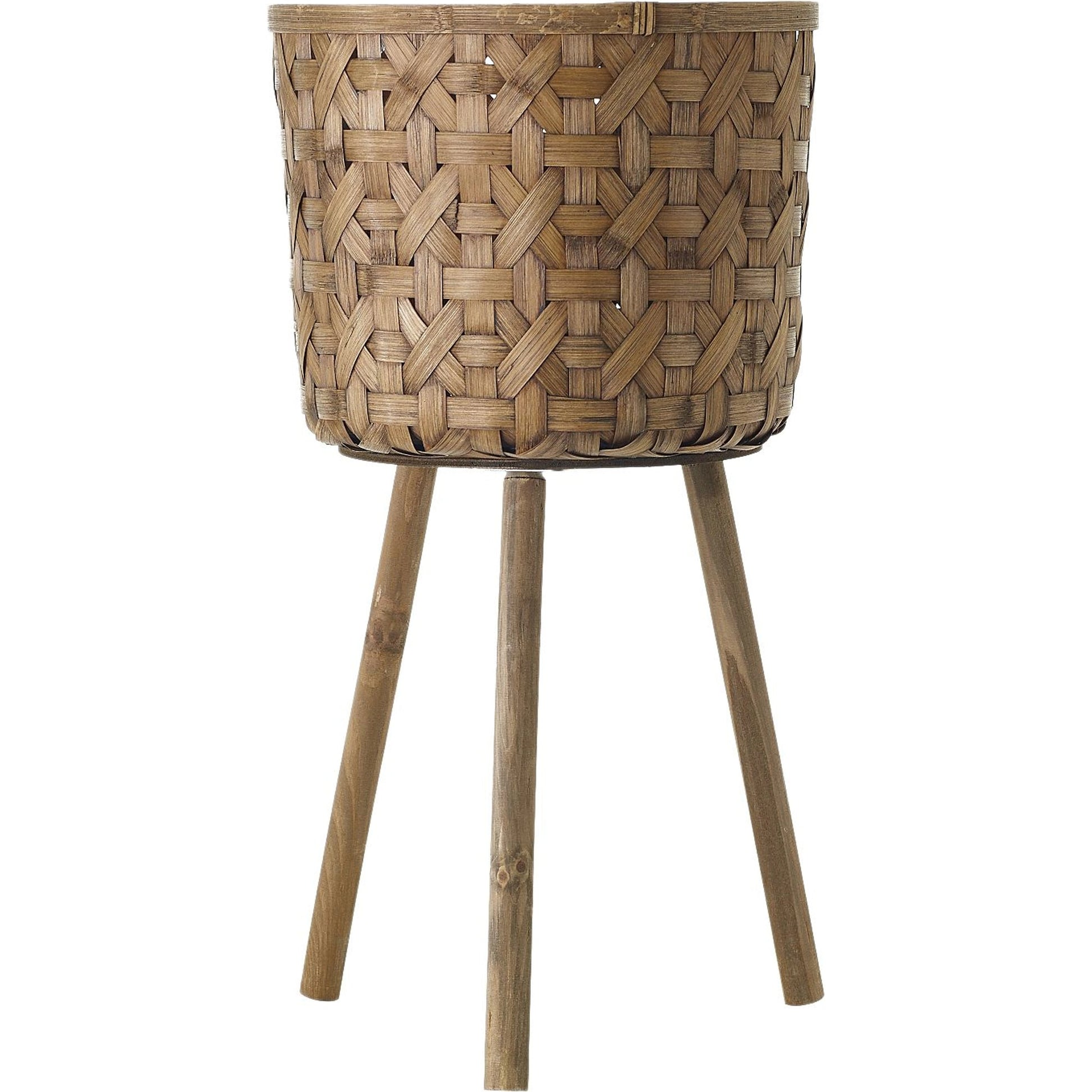 Bam Basket by Accent Decor in natural. Made from wood in a modern style.