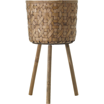 Bam Basket by Accent Decor in natural. Made from wood in a modern style.