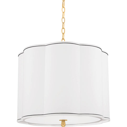 Sweeny Pendant by Hudson Valley. Made from steel in a transitional style.