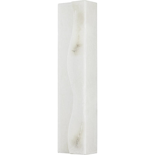 Sanger 1 Light Wall Sconce by Hudson Valley in soft white. Made from natural stone in a modern style.