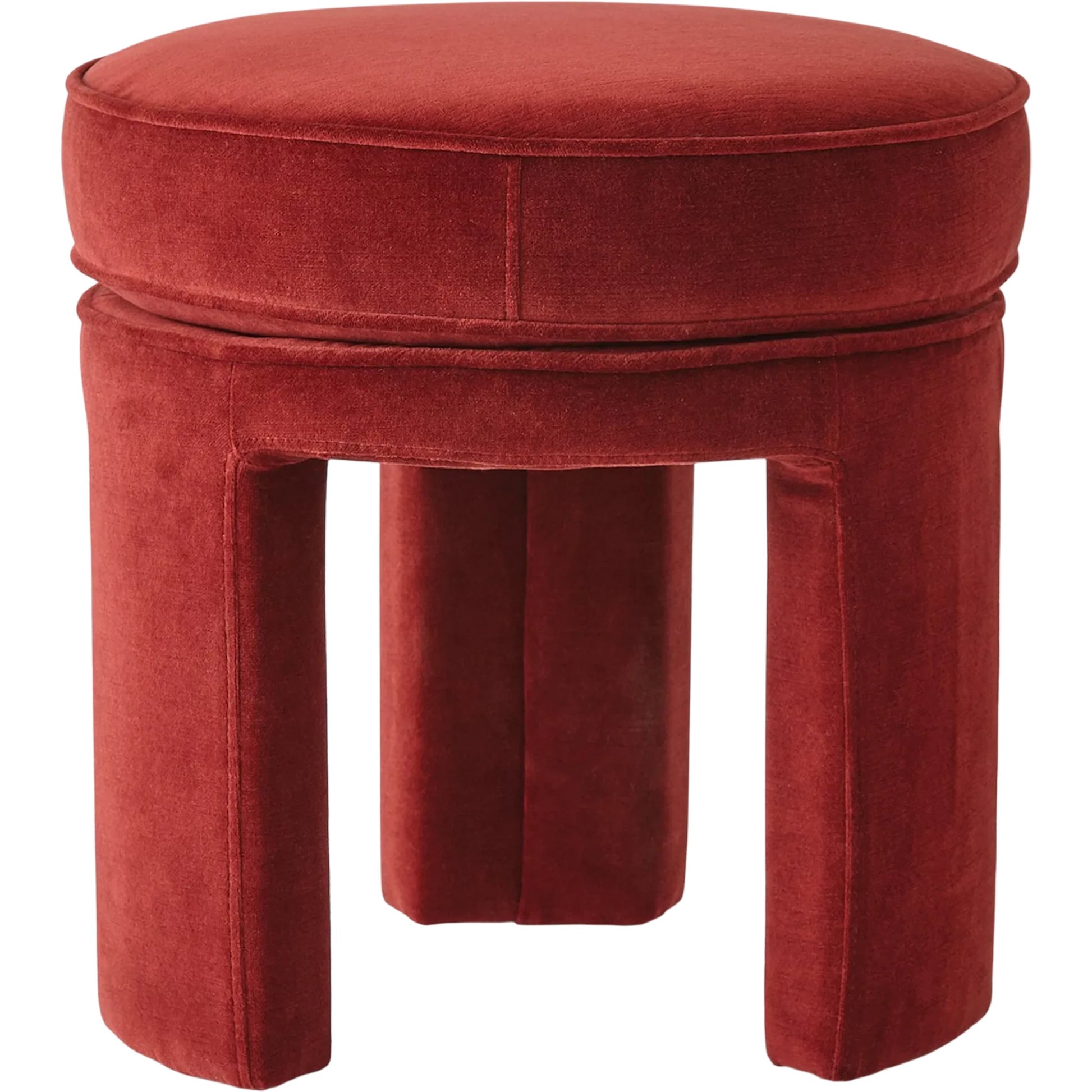 Papu Red Stool by Global Views in red. Made from unique in a eclectic & global style.