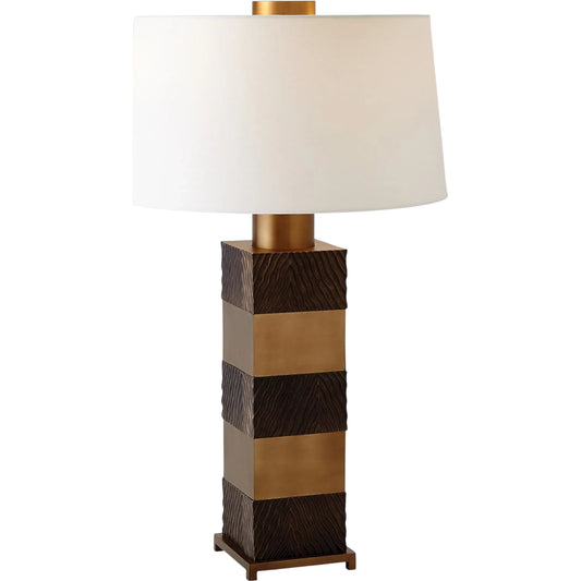 Stack Lamp by Global Views in bronze. Made from unique in a modern style.