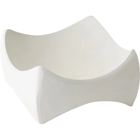 Marius Square Bowl by Global Views. Made from aluminum in a unique style.