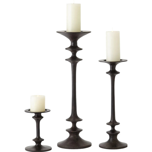 Thophile Candle Holder by Global Views. Made from unique in a transitional style.