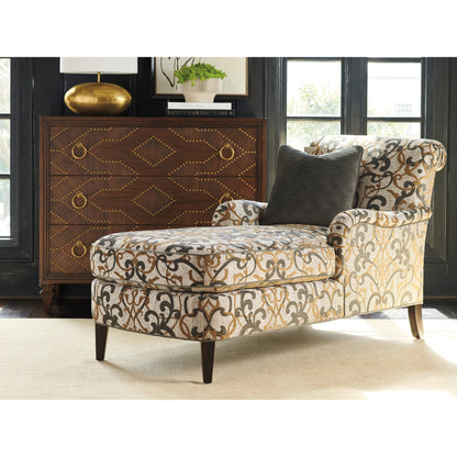 Woodland Drawer Hall Chest by Lexington in walnut. Made from unique in a transitional style.