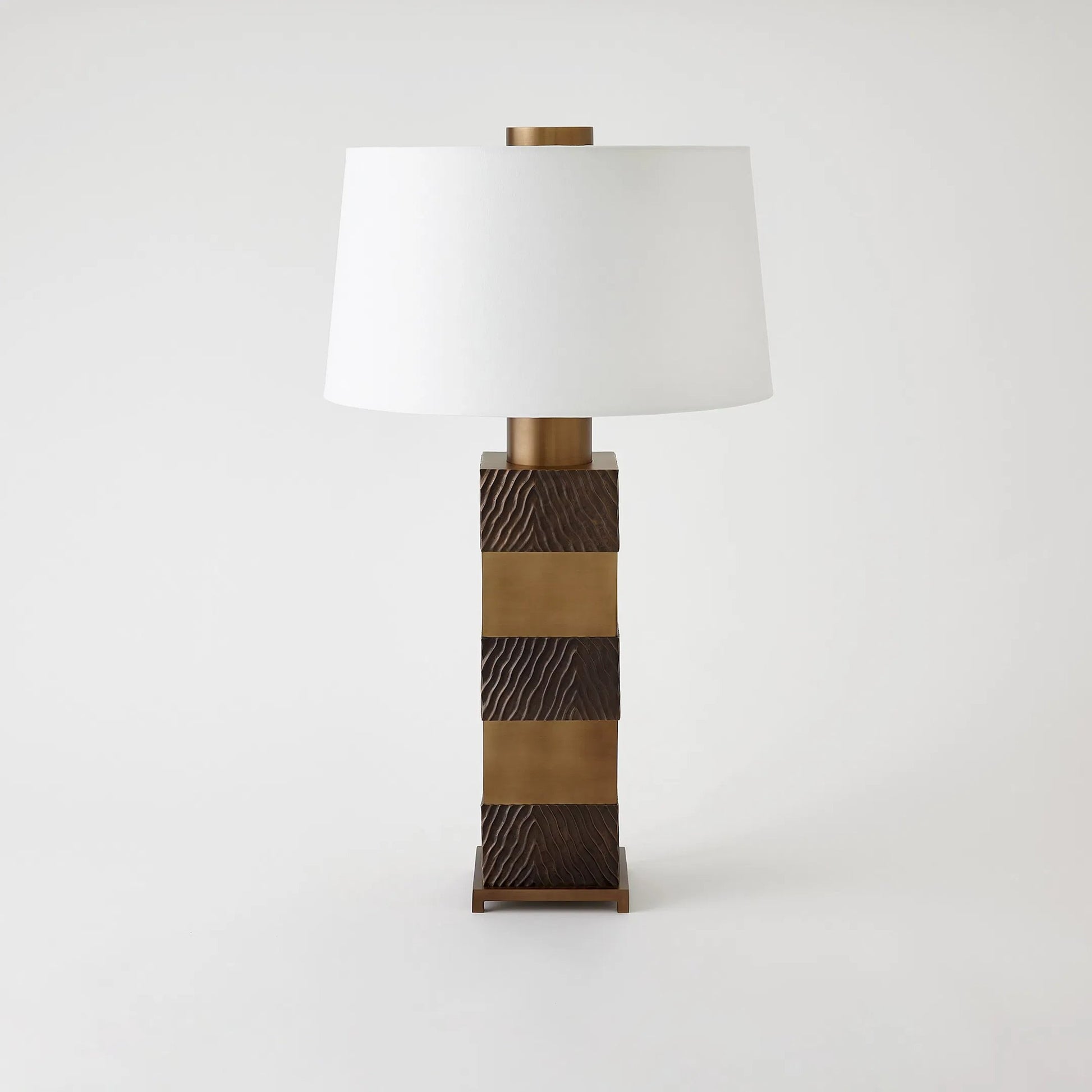 Stack Lamp by Global Views in bronze. Made from unique in a modern style.