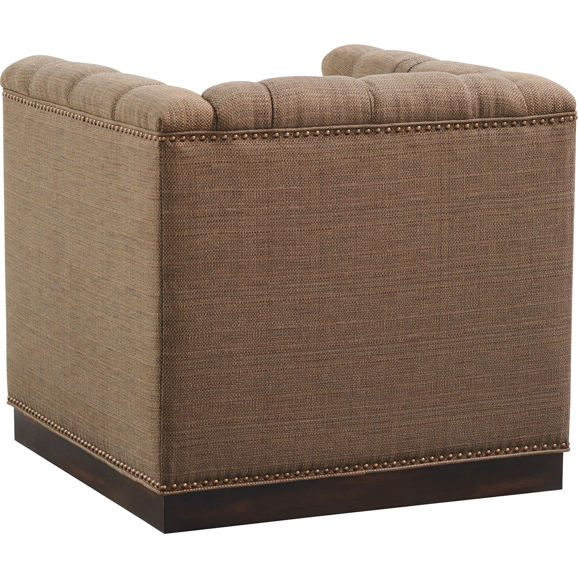 Fremont Swivel Chair by Lexington in dark mocha. Made from unique in a traditional style.