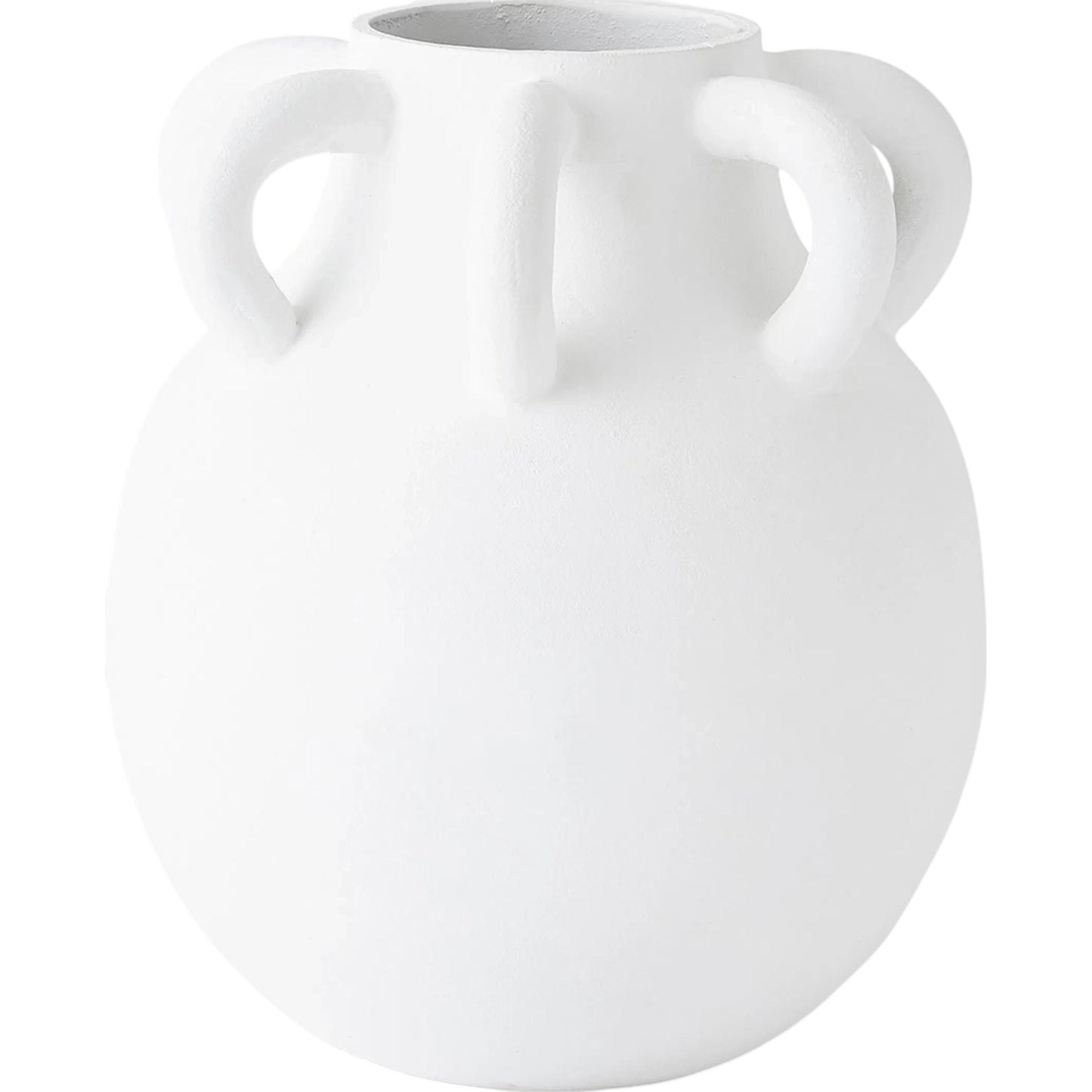 008 SI-2323055 | Primary Silo | Amphora Loop Vase by Global Views in white. Made from unique in a modern style.