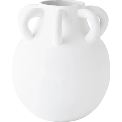 Amphora Loop Vase by Global Views in white. Made from unique in a modern style.